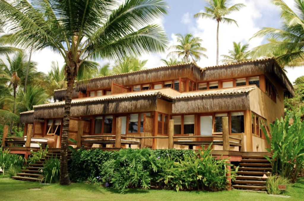 Vista externa do Txai Resort, Itacare - Melhores Pousadas Brasil