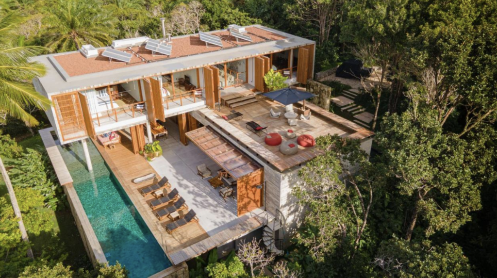 Vista aerea da Resende Villa, Itacara - Melhores Pousadas Brasil