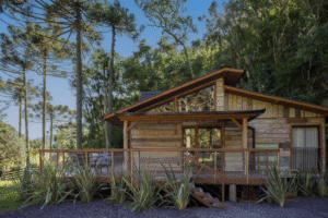 Frente da Eco cabana Inkanto - Melhores Pousadas Brasil