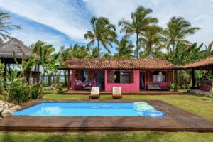 vista da Cabana Bali - Melhores Pousadas Brasil