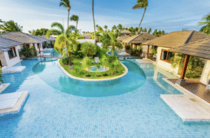 Vista da piscina na pousada Awara Pousada Boutique - Melhores pousadas Brasil
