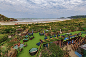 vista do terraco da Grajagan Surf Resort - Melhores Pousadas Brasil